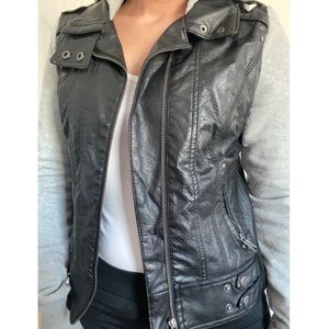 Leather jacket
